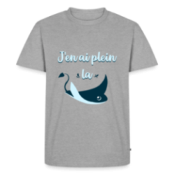 T-shirt premium homme - Plein la raie