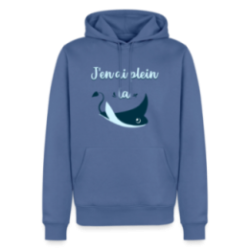 Sweat-shirt à capuche premium homme - Plein la raie