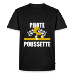 T-shirt premium homme - Pilote de poussette