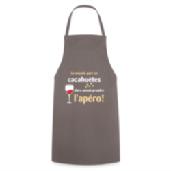 Tablier de cuisine - Le monde part en cacahuètes