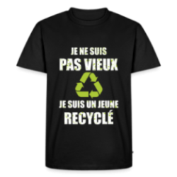 T-shirt premium homme - Je suis un jeune recyclé