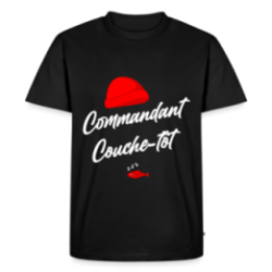 T-shirt premium homme - Commandant Couche-tôt