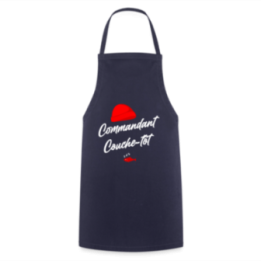 Tablier de cuisine - Commandant Couche-tôt - marine - front