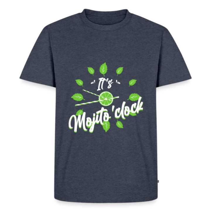 T-shirt premium homme - It's mojito'clock - bleu jeans  - front