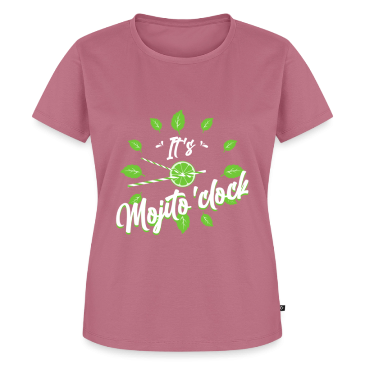 T-shirt premium femme - It's mojito'clock - mauve - front