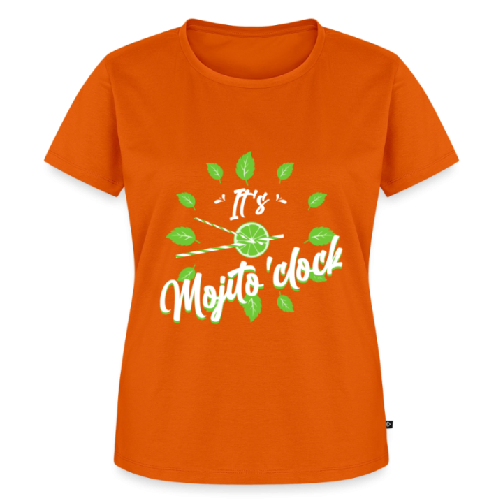 T-shirt premium femme - It's mojito'clock - orange  - front