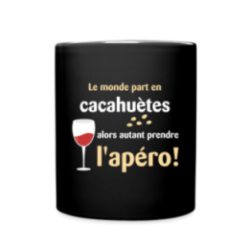Mug uni - Le monde part en cacahuètes