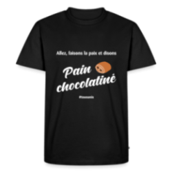 T-shirt premium homme - Pain au chocolat Vs Chocolatine