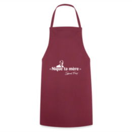 Tablier de cuisine - Freud - bordeaux - front
