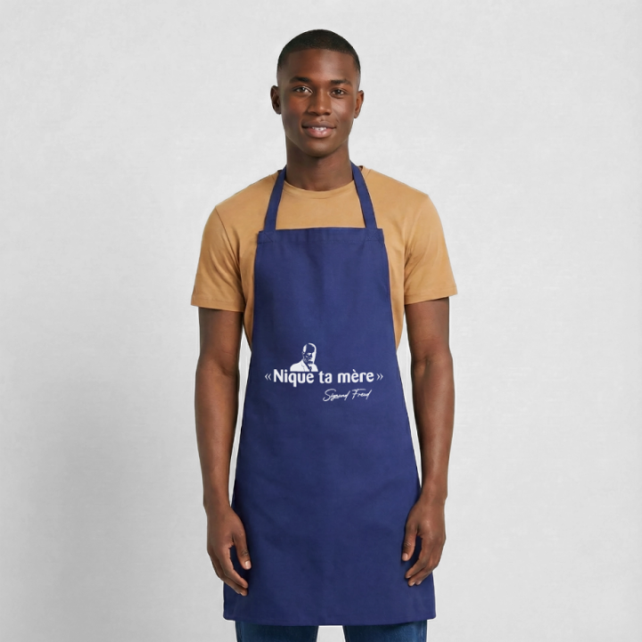 Tablier de cuisine - Freud - bleu royal - front