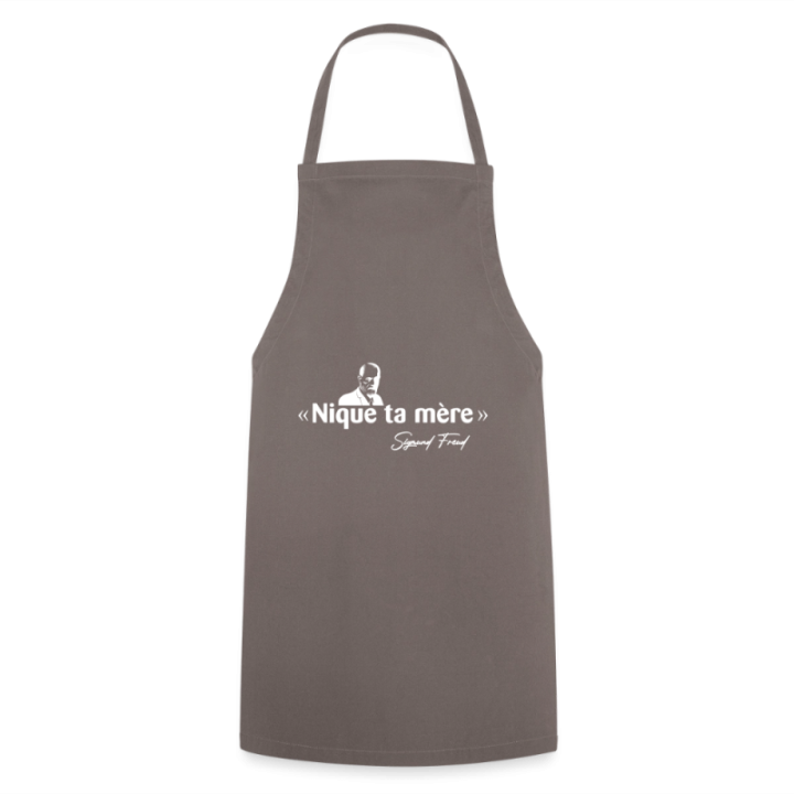 Tablier de cuisine - Freud - gris - front