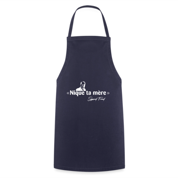 Tablier de cuisine - Freud - marine - front