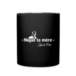 Mug uni - Freud - noir - front