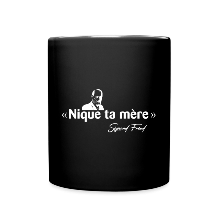 Mug uni - Freud - noir - front