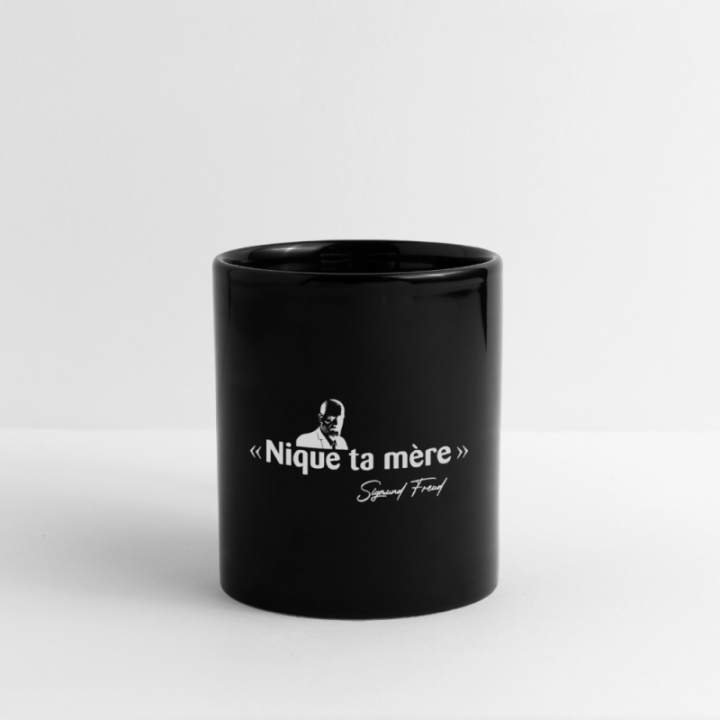 Mug uni - Freud - noir - front