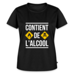T-shirt premium femme - Contient de l'alcool