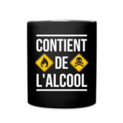 Mug uni - Contient de l'alcool