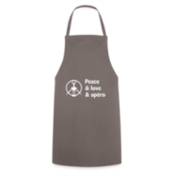 Tablier de cuisine - Peace Love Apéro