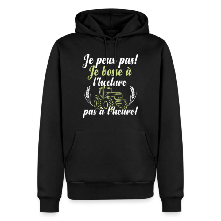 Sweat-shirt à capuche premium homme - Je peux pas