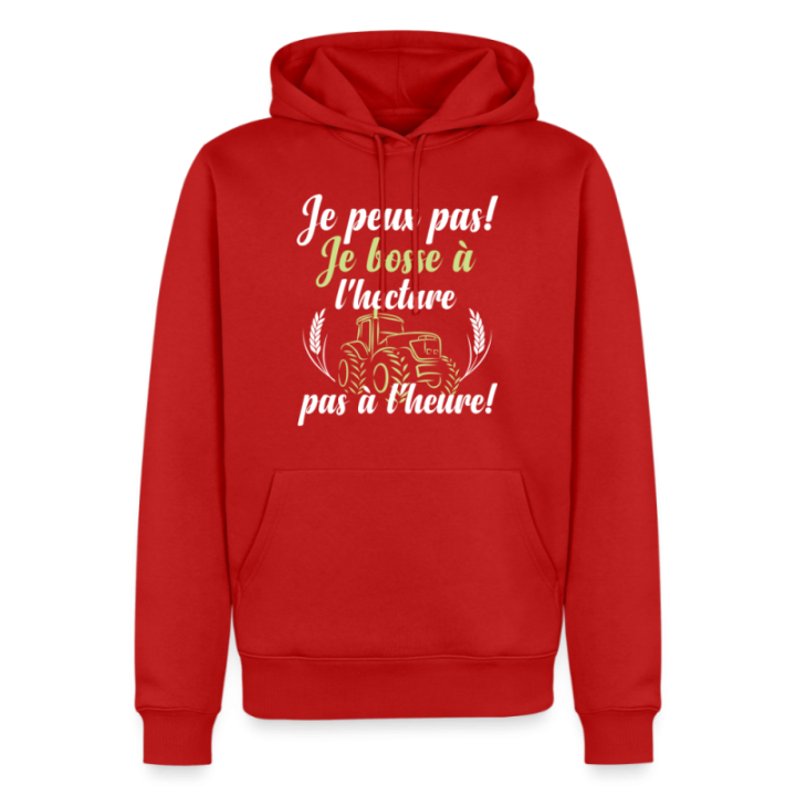 Sweat-shirt à capuche premium homme - Je peux pas