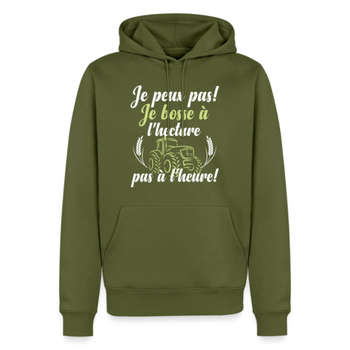 Sweat-shirt à capuche premium homme - Je peux pas