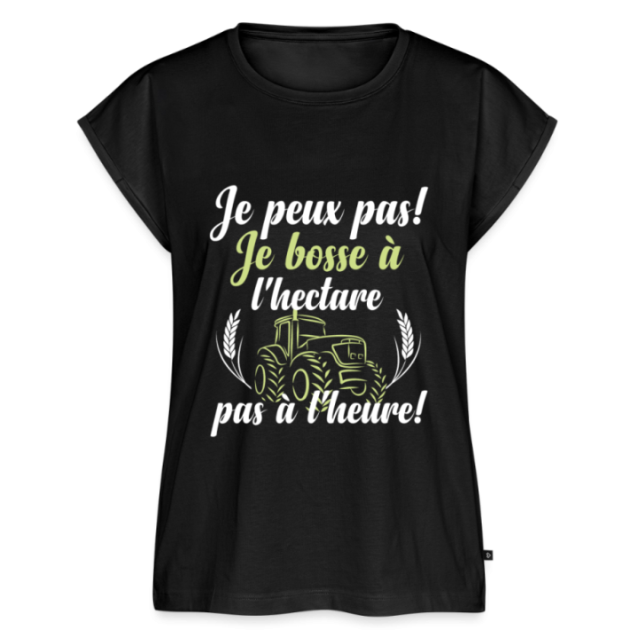 T-shirt à manches retroussées femme - Je peux pas