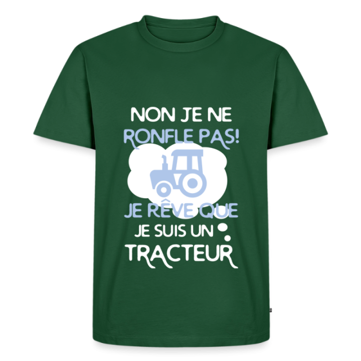  je rêve que je suis un tracteur - kaki - front