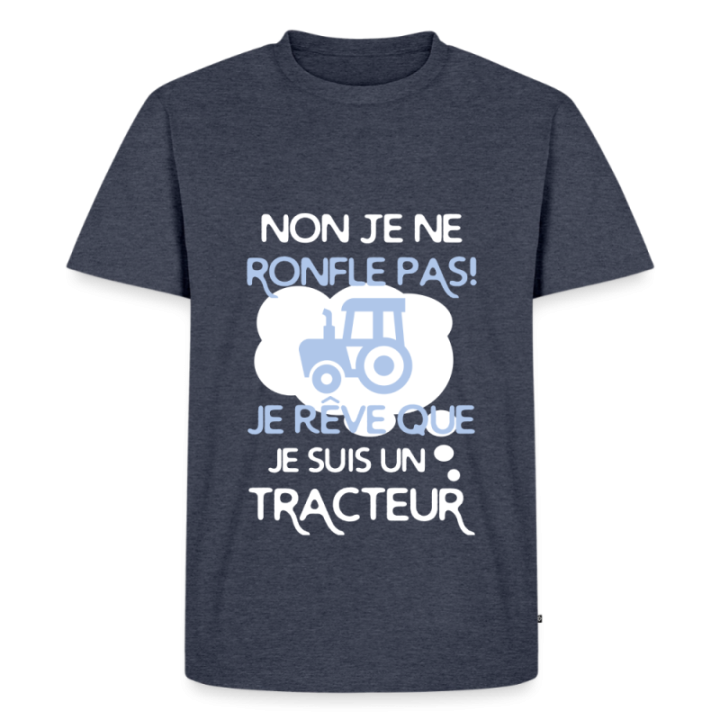  je rêve que je suis un tracteur - vert bouteille - front