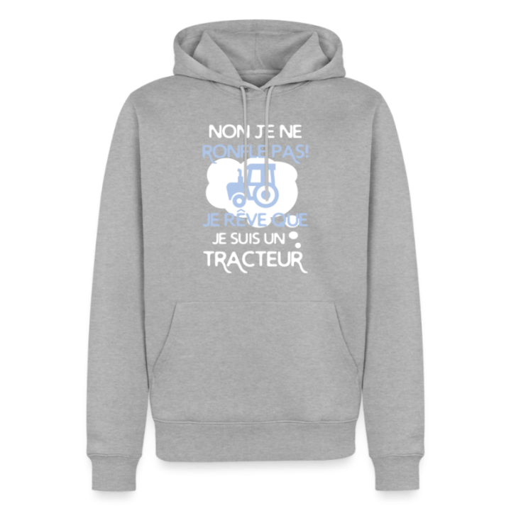 Sweat-shirt à capuche premium homme - Je ne ronfle pas