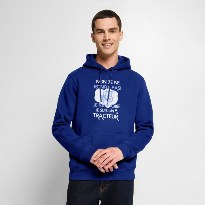 Sweat-shirt à capuche premium homme - Je ne ronfle pas