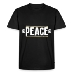 T-shirt premium homme - Peace à la raie