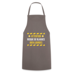Tablier de cuisine - Risque de blagues bien lourdes