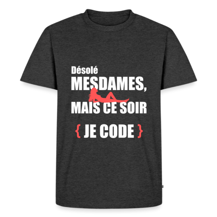  ce soir je code - kaki - front