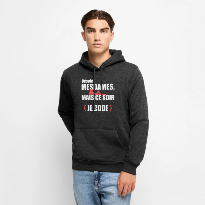 Sweat-shirt à capuche premium homme - Désolé mesdames