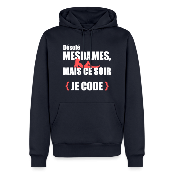Sweat-shirt à capuche premium homme - Désolé mesdames