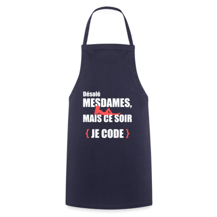 Tablier de cuisine - Désolé mesdames