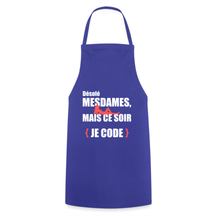 Tablier de cuisine - Désolé mesdames