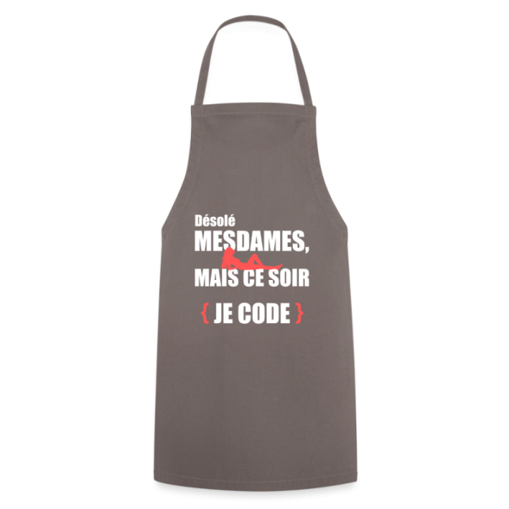 Tablier de cuisine - Désolé mesdames