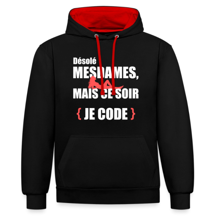  ce soir je code - gris chiné/bleu marine - front