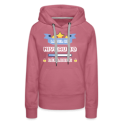 Sweat-shirt à capuche premium femme - Level-up: Niveau 40 ans débloqué