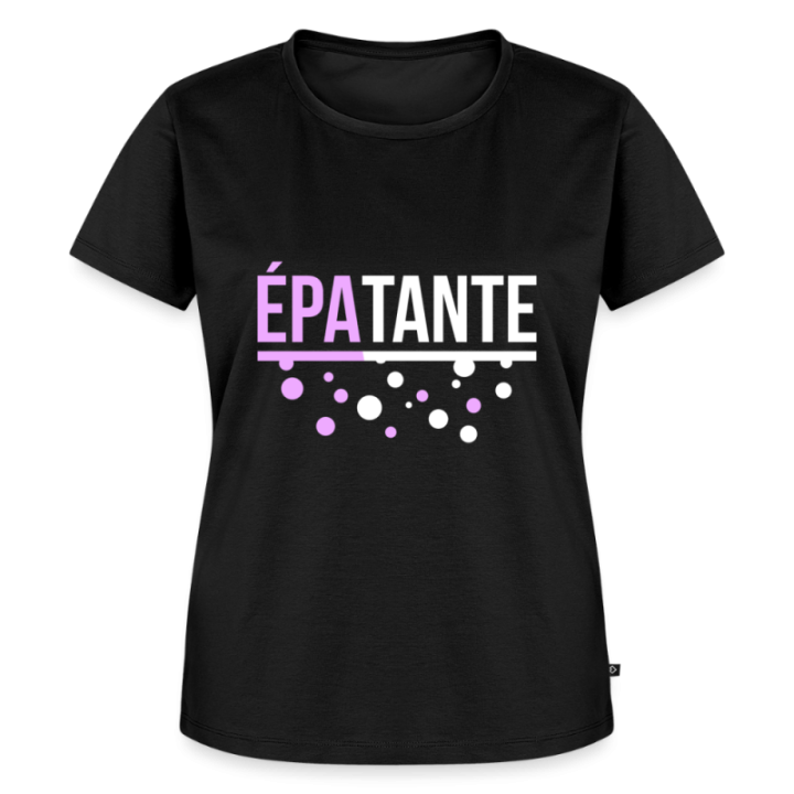 T-shirt premium femme - Épa-tante - noir - front