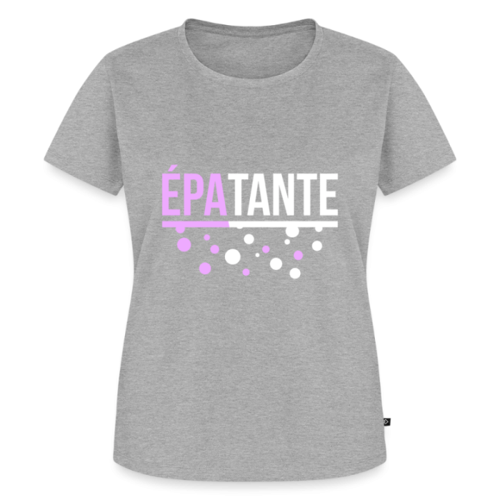 T-shirt premium femme - Épa-tante - gris chiné - front