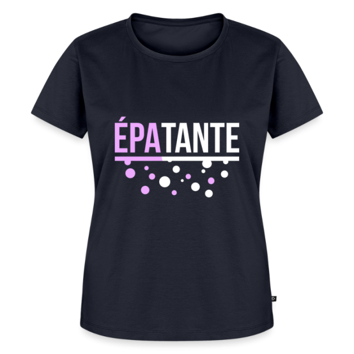 T-shirt premium femme - Épa-tante - bleu marine - front