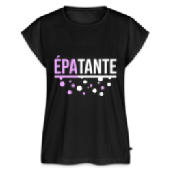 T-shirt à manches retroussées femme - Épa-tante