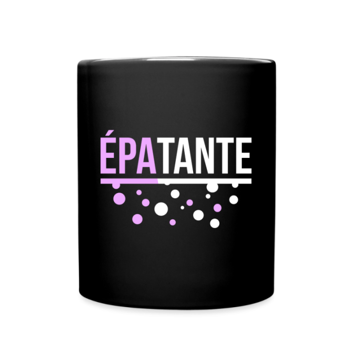 Mug uni - Épa-tante - noir - front