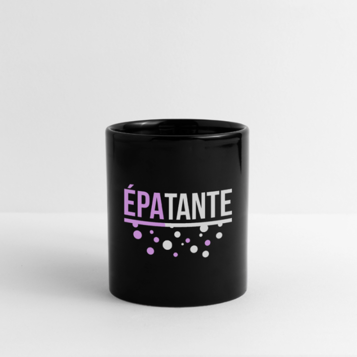 Mug uni - Épa-tante - noir - front