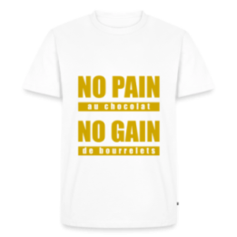 T-shirt premium homme - No pain au chocolat