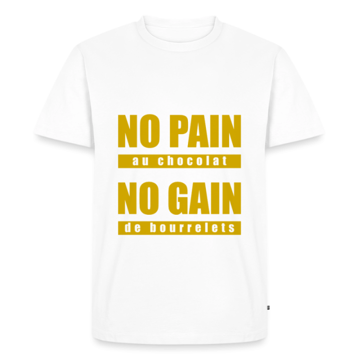 T-shirt premium homme - No pain au chocolat
