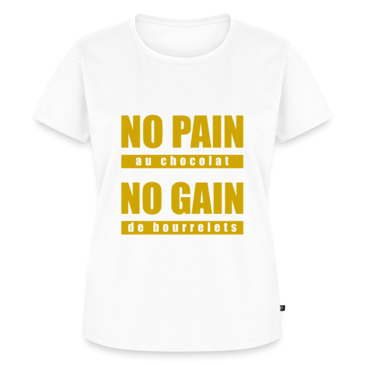 T-shirt premium femme - No pain au chocolat