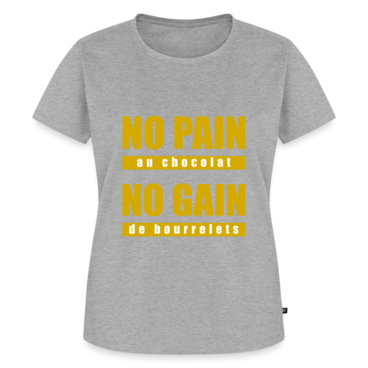 T-shirt premium femme - No pain au chocolat